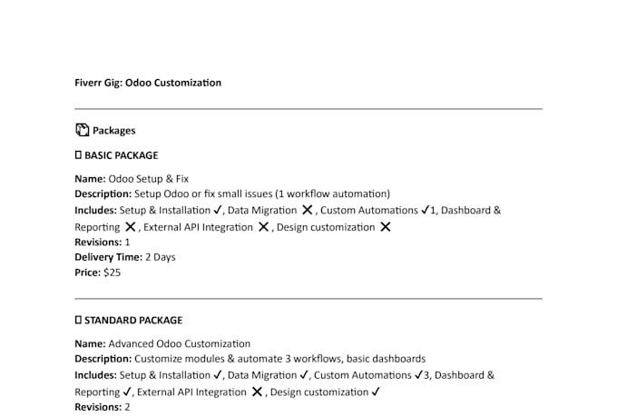 customize odoo erp modules for inventory, accounting, CRM and pos
